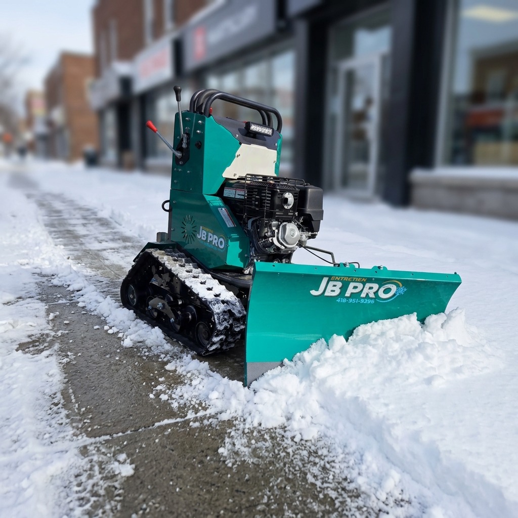 Déneigement manuel à Lévis - Entretien JB Pro